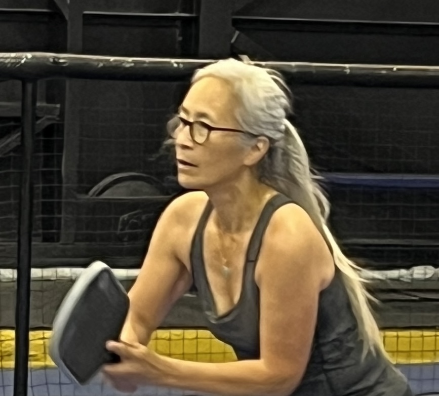 Mary, a Train100 member and pickleball player